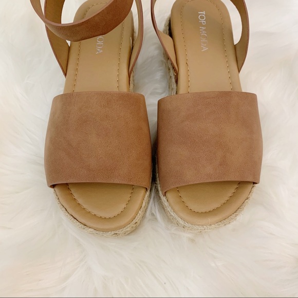 NEW Luna Platform Sandal- in Tan Nub - Picture 5 of 7
